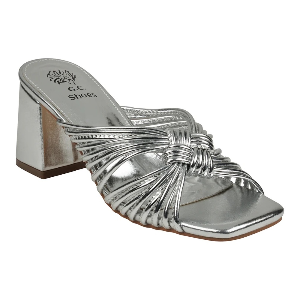 Good Choice Silver Heeled Sandals